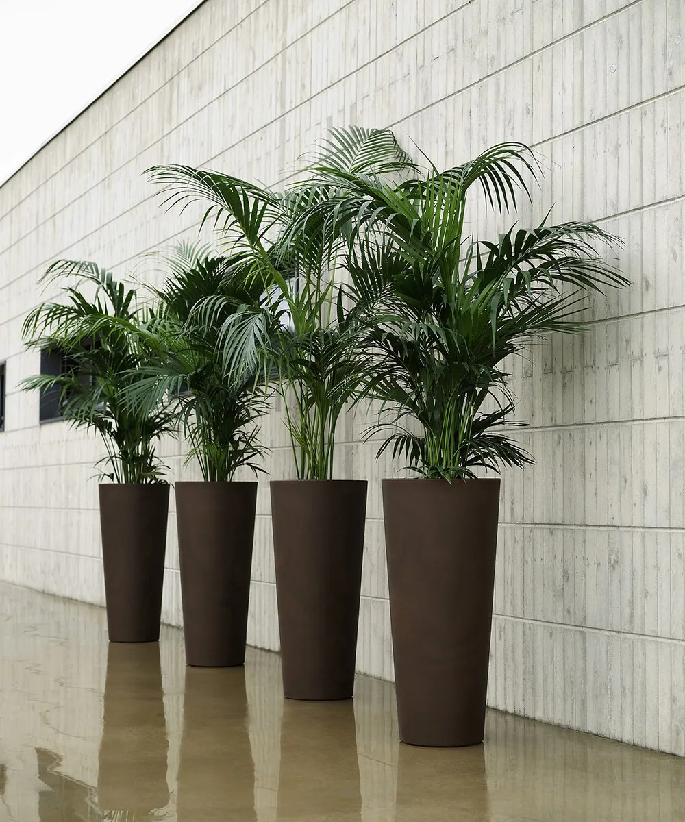 Stefanplast Ethica Pflanzkübel – 30 Cm, Grün, Mit Wasserreservoir Für Pflanzen